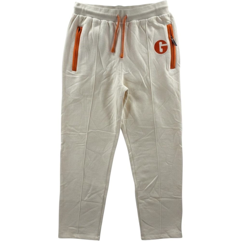 Gola‎ Active Womens Ivory Orange Zip Pocket Joggers Med Long NEW